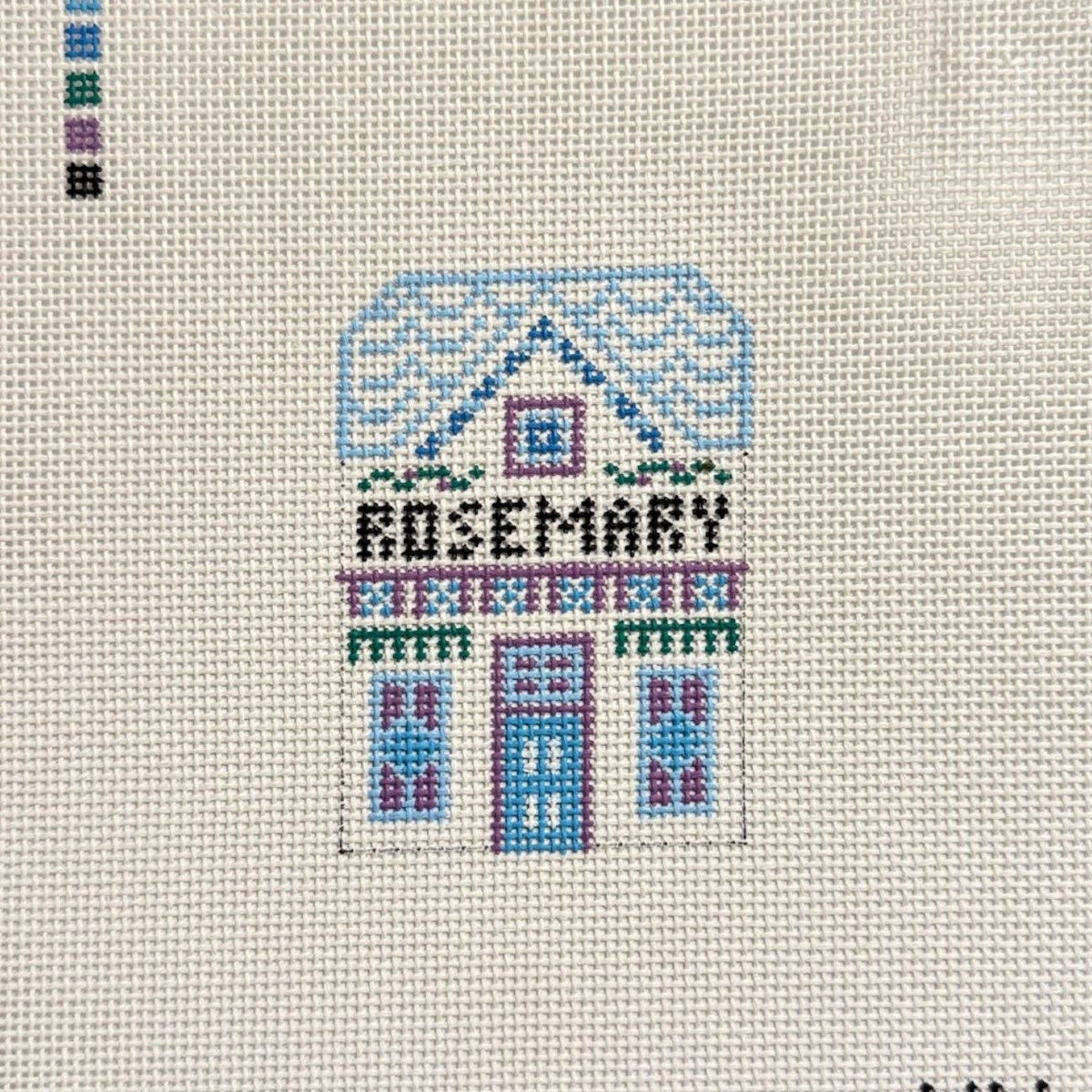 Rosemary Village House Canvas