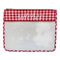Stitches Red & White Gingham Project Bag