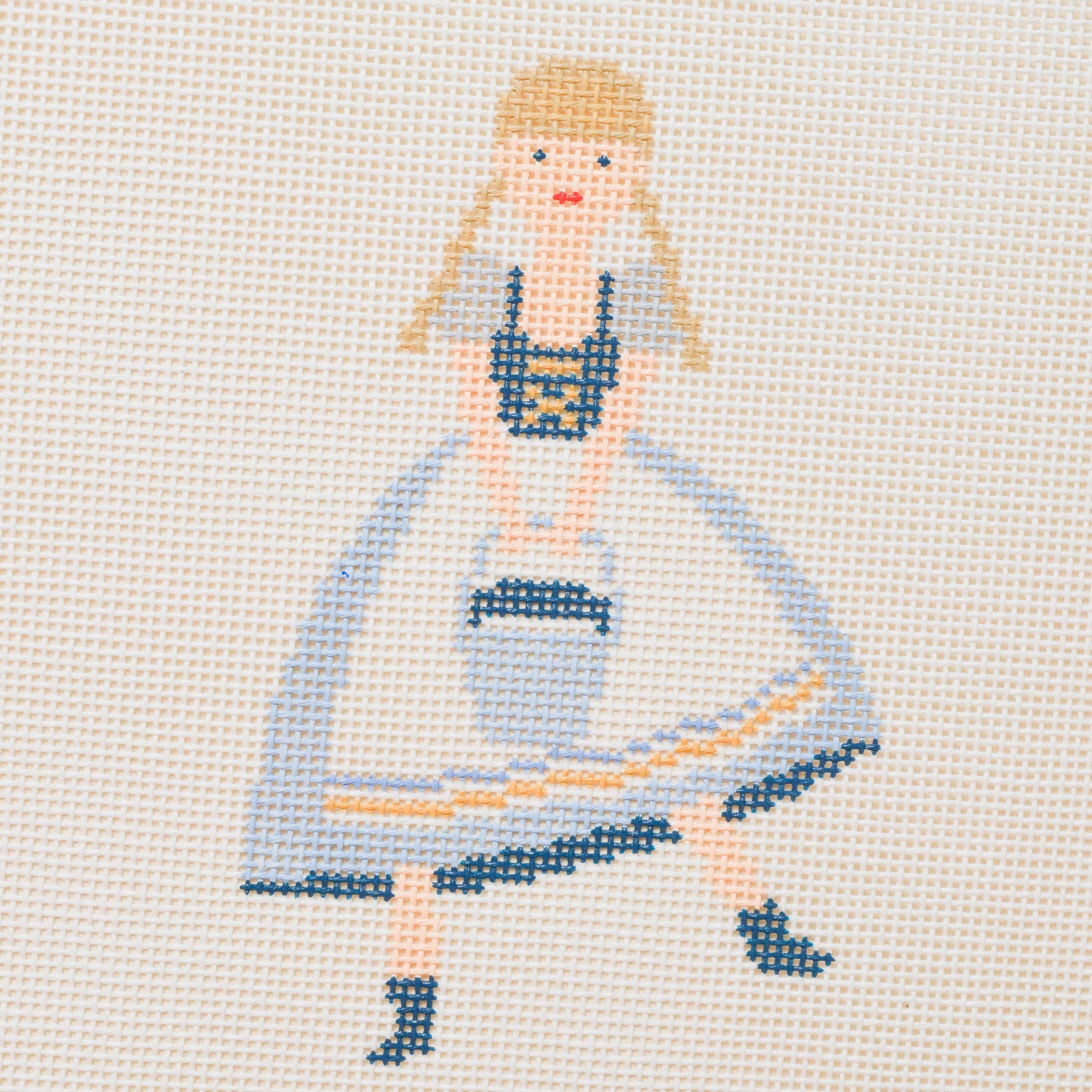 12 Days Of Christmas - Eight Maids O' Milking Canvas