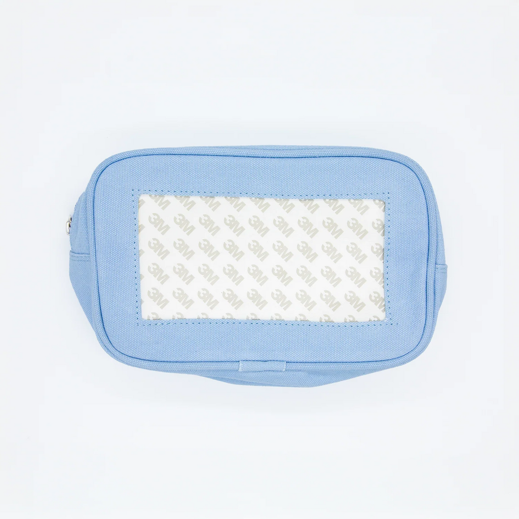 Self Finishing Cosmetic Bag - Light Blue