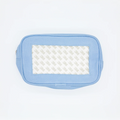 Self Finishing Cosmetic Bag - Light Blue