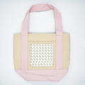 Self Finishing Mini Tote Bag - Light Pink