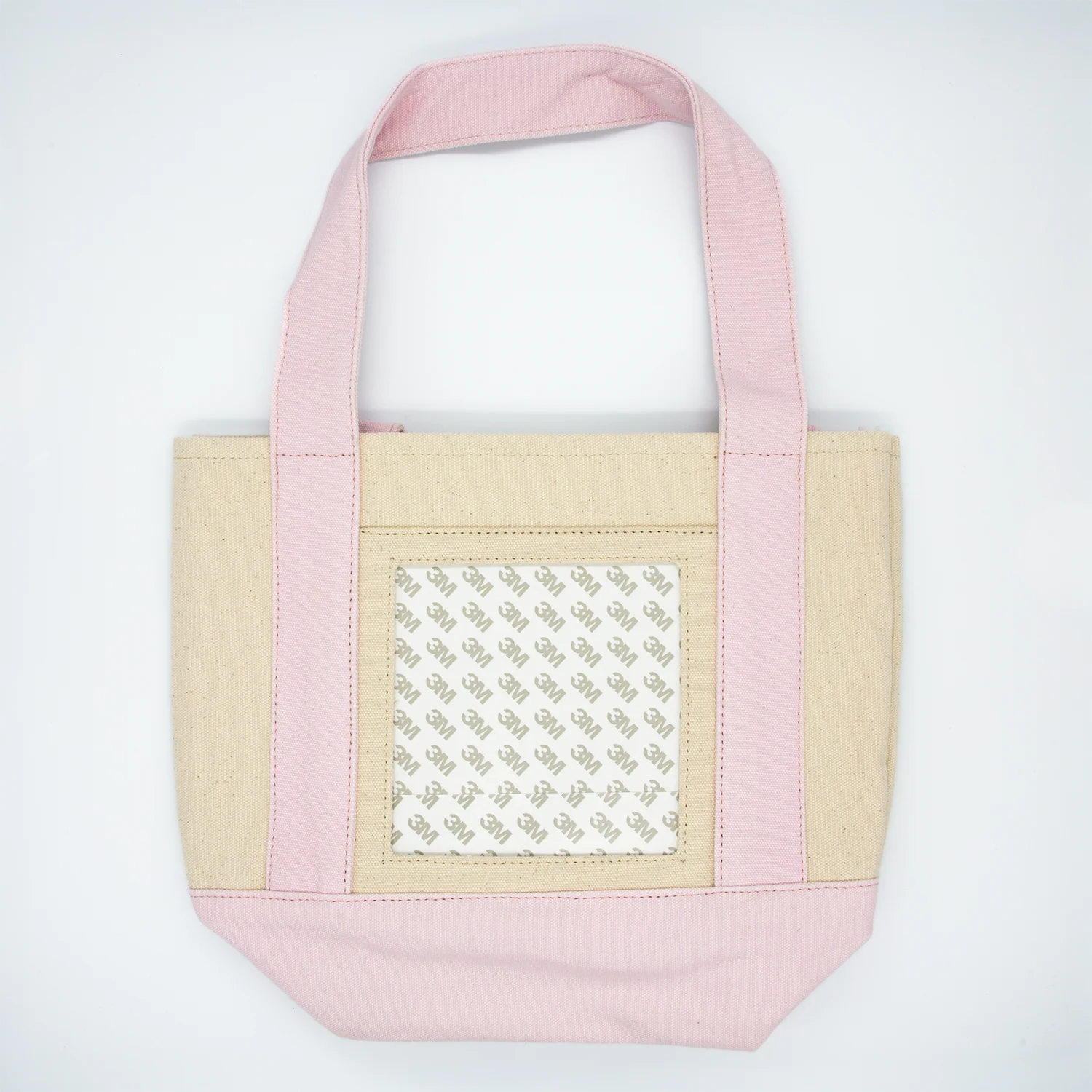 Self Finishing Mini Tote Bag - Light Pink